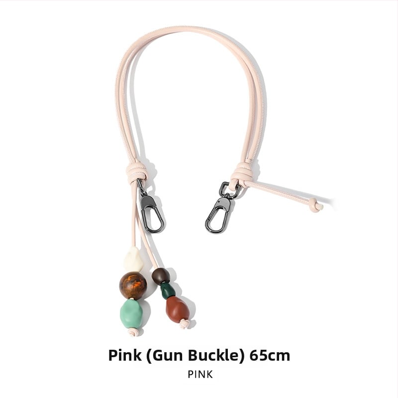 Evelyne stiilis käekoti rihm kašuu helmidega (Materjal: super kiududest valmistatud vaik; Aasta/sezon: kevad 2025; Funktsioonid: kaunistab, vähendab koormust, selja kaitse; Stiil: värske ja magus; Kategooria: käekoti/õlarihm)