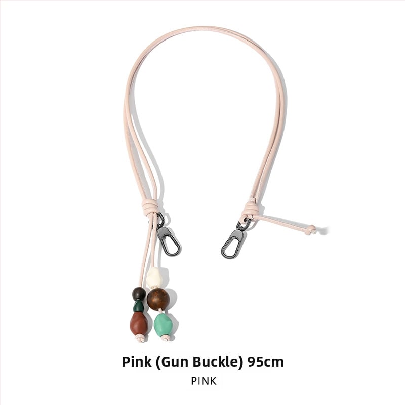 Evelyne stiilis käekoti rihm kašuu helmidega (Materjal: super kiududest valmistatud vaik; Aasta/sezon: kevad 2025; Funktsioonid: kaunistab, vähendab koormust, selja kaitse; Stiil: värske ja magus; Kategooria: käekoti/õlarihm)