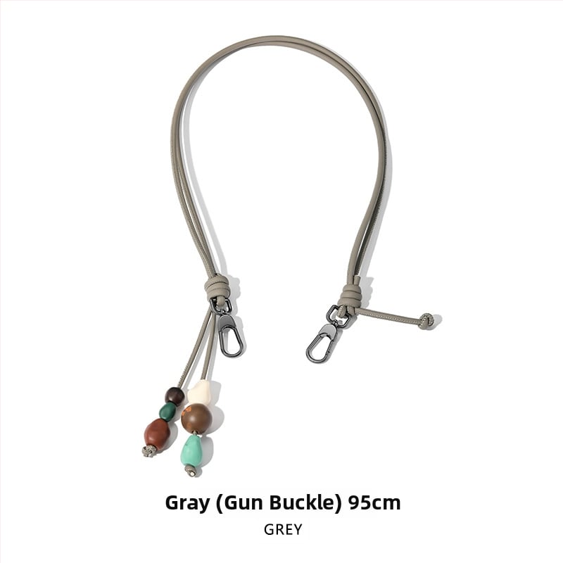 Evelyne stiilis käekoti rihm kašuu helmidega (Materjal: super kiududest valmistatud vaik; Aasta/sezon: kevad 2025; Funktsioonid: kaunistab, vähendab koormust, selja kaitse; Stiil: värske ja magus; Kategooria: käekoti/õlarihm)