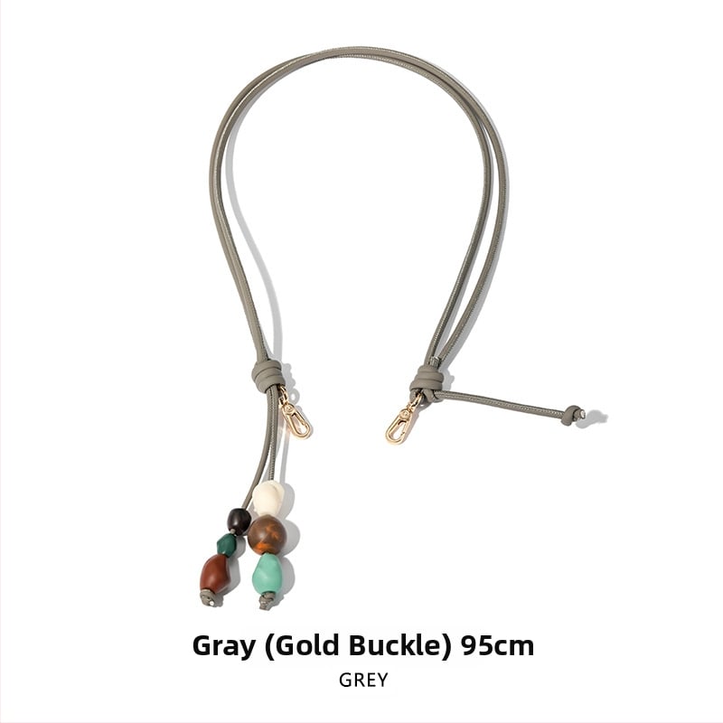 Evelyne stiilis käekoti rihm kašuu helmidega (Materjal: super kiududest valmistatud vaik; Aasta/sezon: kevad 2025; Funktsioonid: kaunistab, vähendab koormust, selja kaitse; Stiil: värske ja magus; Kategooria: käekoti/õlarihm)