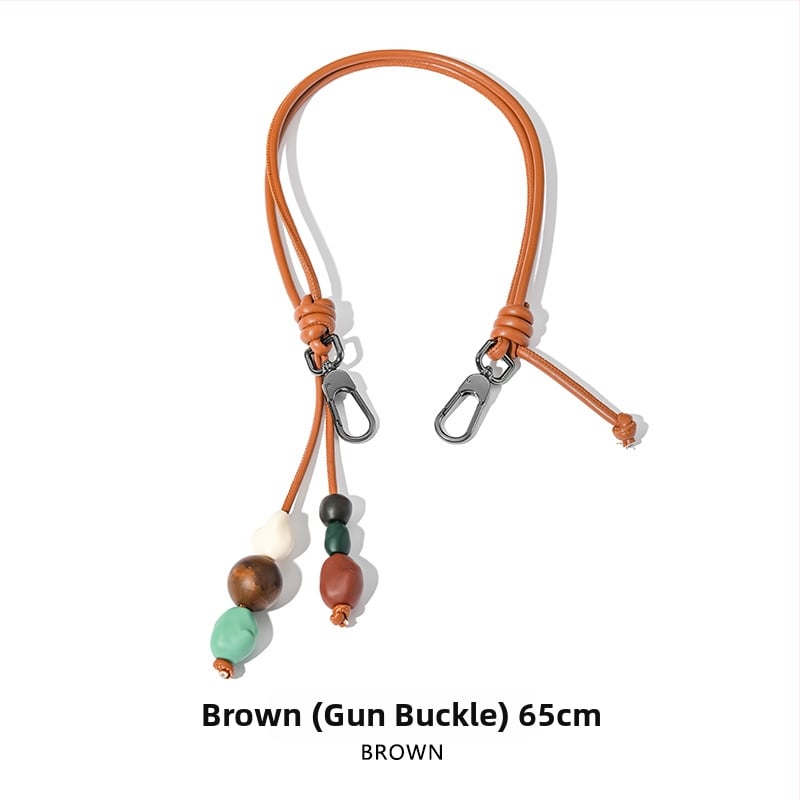 Evelyne stiilis käekoti rihm kašuu helmidega (Materjal: super kiududest valmistatud vaik; Aasta/sezon: kevad 2025; Funktsioonid: kaunistab, vähendab koormust, selja kaitse; Stiil: värske ja magus; Kategooria: käekoti/õlarihm)