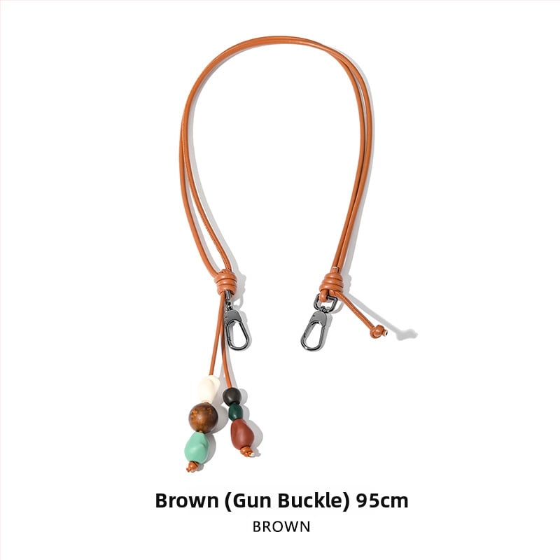 Evelyne stiilis käekoti rihm kašuu helmidega (Materjal: super kiududest valmistatud vaik; Aasta/sezon: kevad 2025; Funktsioonid: kaunistab, vähendab koormust, selja kaitse; Stiil: värske ja magus; Kategooria: käekoti/õlarihm)