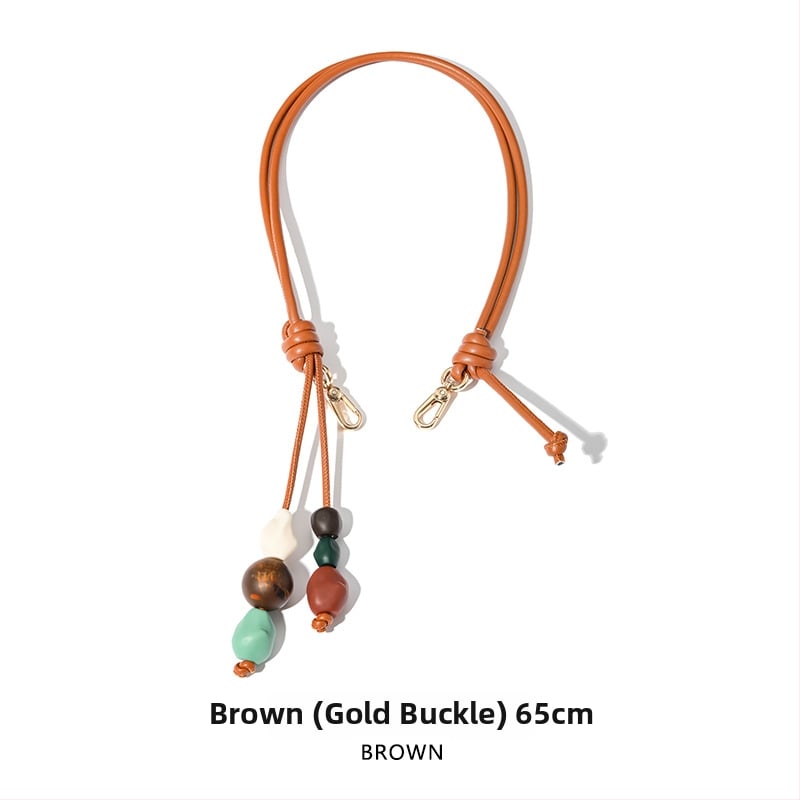 Evelyne stiilis käekoti rihm kašuu helmidega (Materjal: super kiududest valmistatud vaik; Aasta/sezon: kevad 2025; Funktsioonid: kaunistab, vähendab koormust, selja kaitse; Stiil: värske ja magus; Kategooria: käekoti/õlarihm)