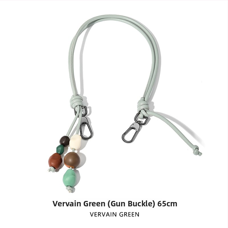 Evelyne stiilis käekoti rihm kašuu helmidega (Materjal: super kiududest valmistatud vaik; Aasta/sezon: kevad 2025; Funktsioonid: kaunistab, vähendab koormust, selja kaitse; Stiil: värske ja magus; Kategooria: käekoti/õlarihm)