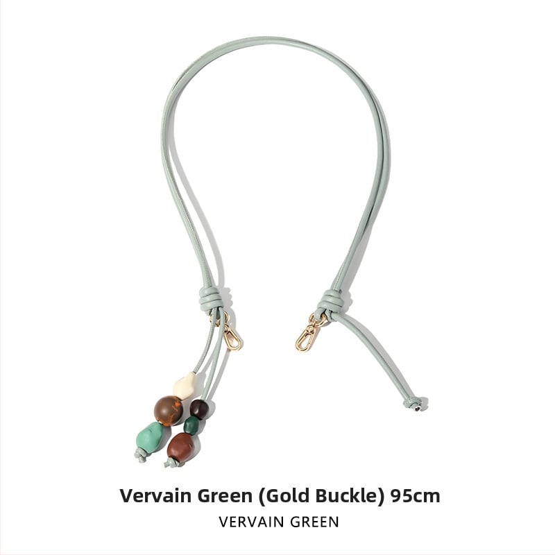 Evelyne stiilis käekoti rihm kašuu helmidega (Materjal: super kiududest valmistatud vaik; Aasta/sezon: kevad 2025; Funktsioonid: kaunistab, vähendab koormust, selja kaitse; Stiil: värske ja magus; Kategooria: käekoti/õlarihm)