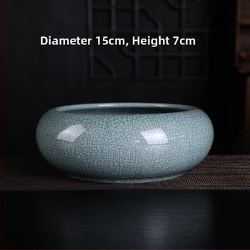 Keramikas hidroponiska puķu pods – minimālistisks stils, elpojošs, korozijizturīgs, izturīgs; rokdarbs; izcepts 1300°C; piemērots galdam vai grīdai.