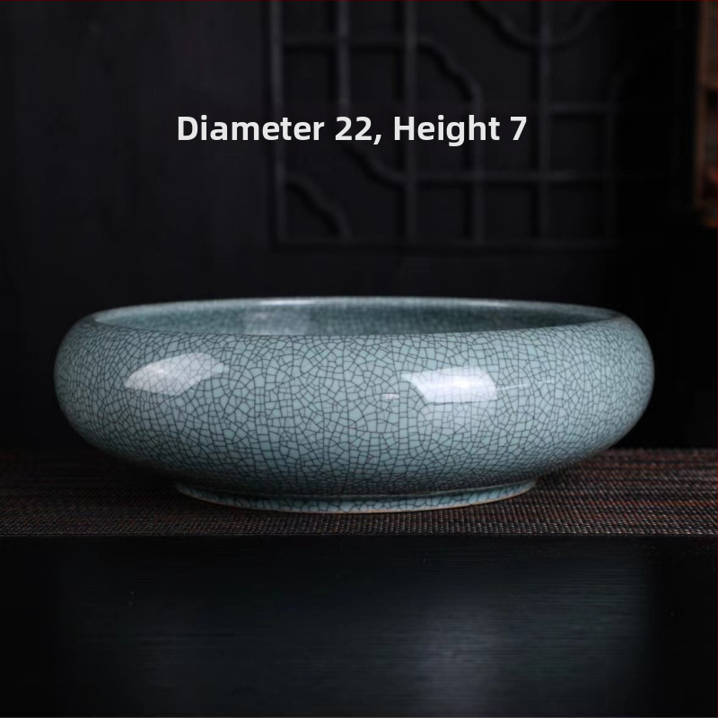 Keramikas hidroponiska puķu pods – minimālistisks stils, elpojošs, korozijizturīgs, izturīgs; rokdarbs; izcepts 1300°C; piemērots galdam vai grīdai.