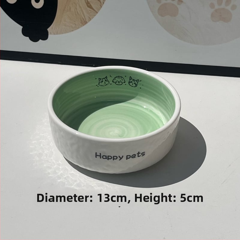 Keramiline kassikauss kaela kaitsega, stabi disain, suupisteplaat — bränd Xiyu, kassidele