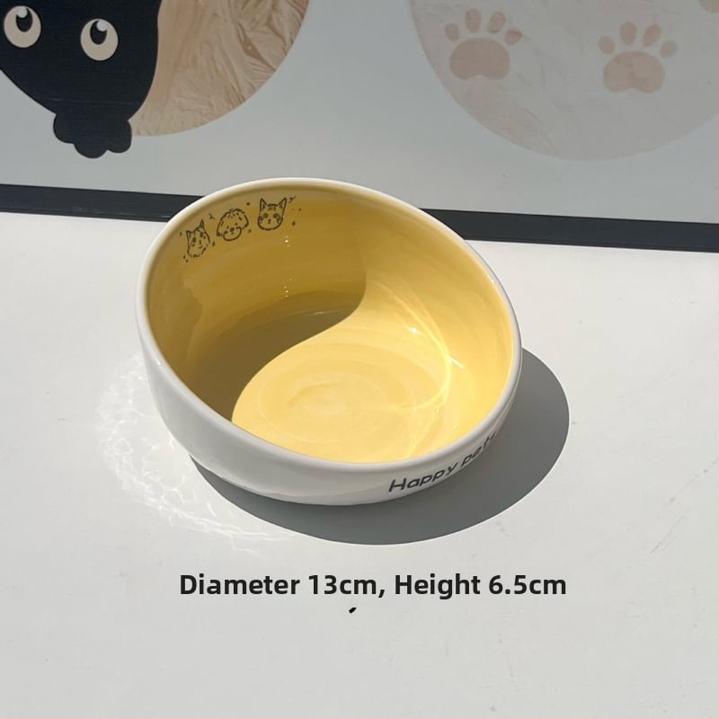 Keramiline kassikauss kaela kaitsega, stabi disain, suupisteplaat — bränd Xiyu, kassidele