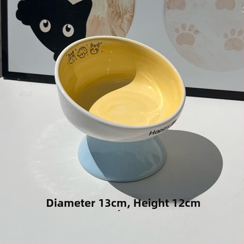 Keramiline kassikauss kaela kaitsega, stabi disain, suupisteplaat — bränd Xiyu, kassidele