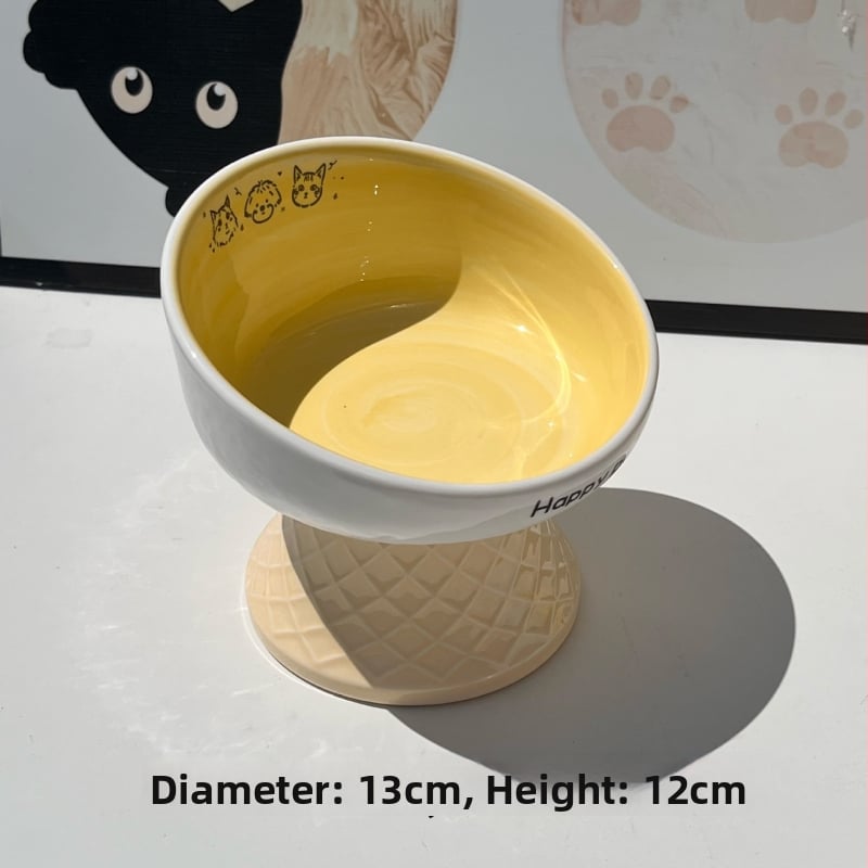 Keramiline kassikauss kaela kaitsega, stabi disain, suupisteplaat — bränd Xiyu, kassidele