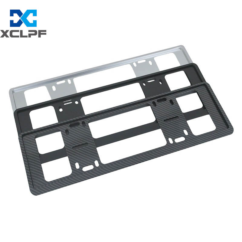 XCLPF automobilių numerio laikiklis su dviguba bėgimo linija, anti‑vagystė, aliuminio lydinys, prekės ženklas XCLPF, kilmė Wenzhou, suderinamas su automobiliais