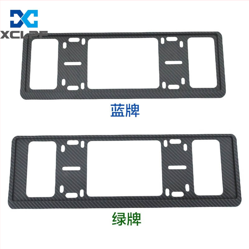 XCLPF автомобилен държач за номер с двойна релса, антикрадба, против загуба, алуминиева сплав, марка XCLPF, произход Уензоу, съвместим с автомобили