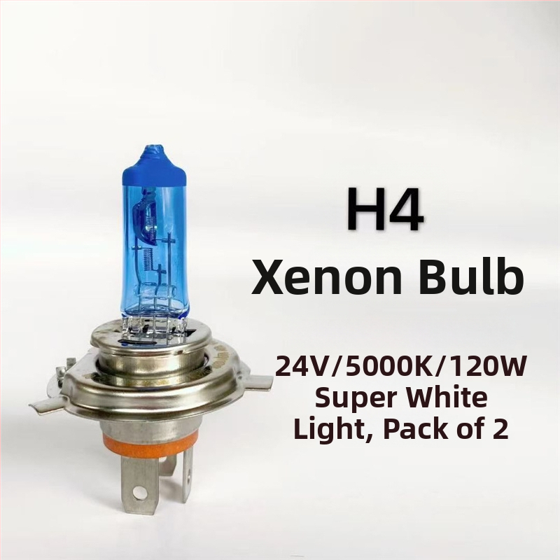 Bec auto pentru faruri H1/H3/H4/H7, 12V/24V, 100W/150W, 4100K, lampă halogenă cu cuarț