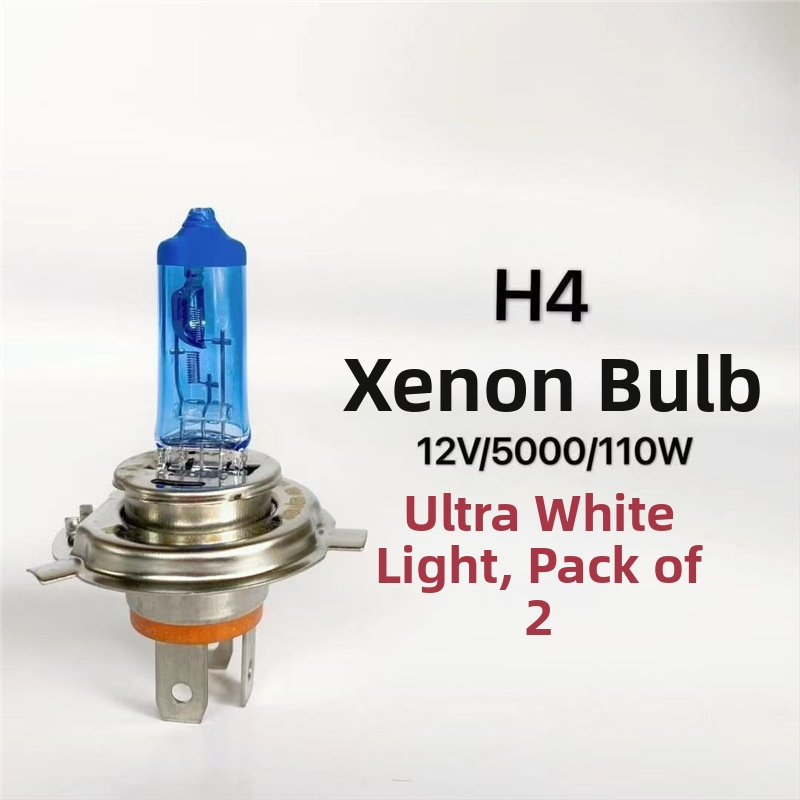 Bec auto pentru faruri H1/H3/H4/H7, 12V/24V, 100W/150W, 4100K, lampă halogenă cu cuarț