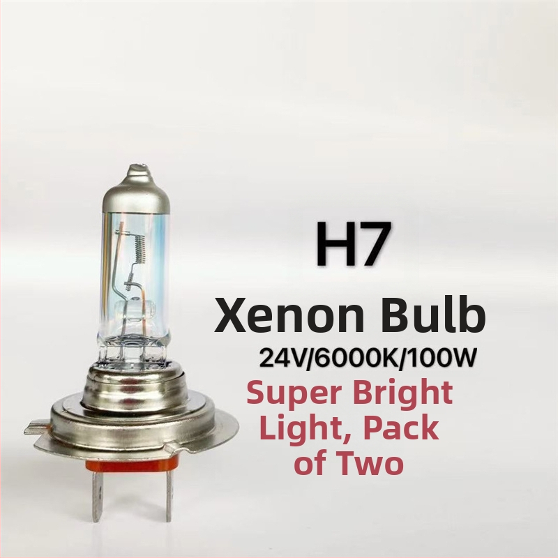 Bec auto pentru faruri H1/H3/H4/H7, 12V/24V, 100W/150W, 4100K, lampă halogenă cu cuarț