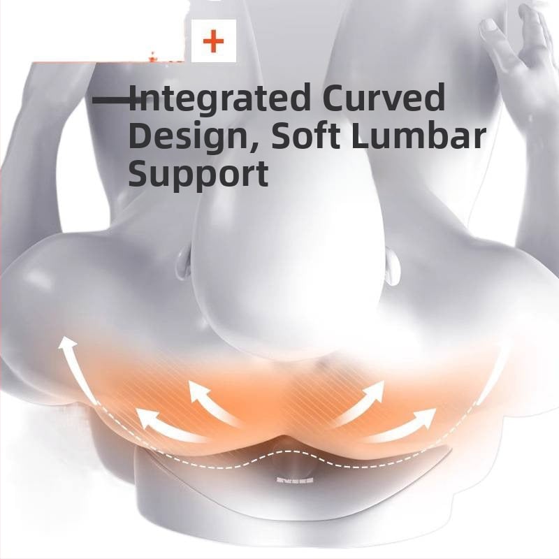 Automobilių juosmens atrama - nugaros atrama vairuotojo sėdynei, palmių pluošto užpildas, minimalistinis stilius, universalus suderinamumas