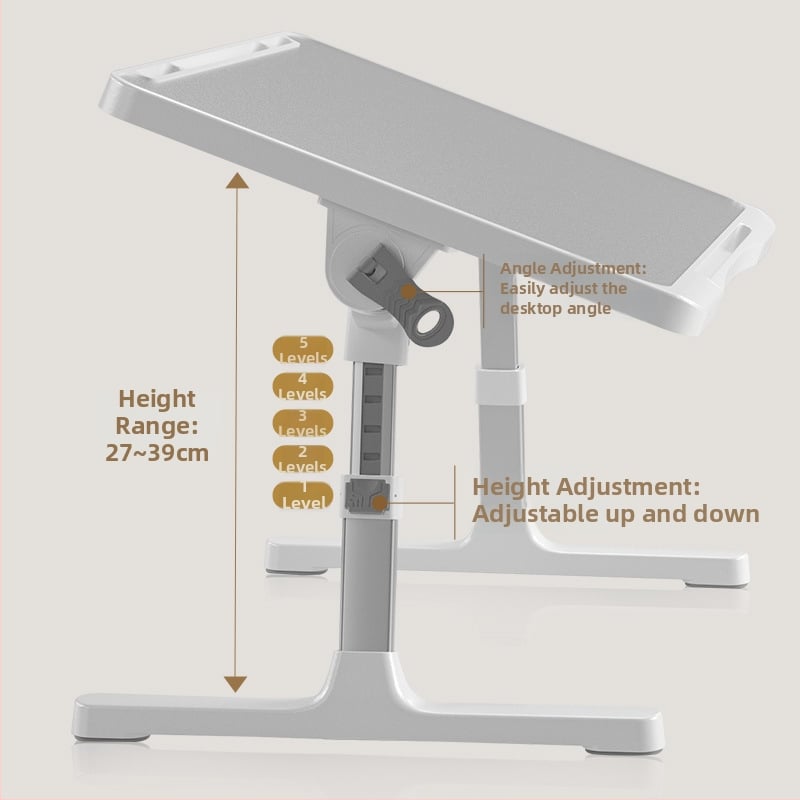 Универсална масичка за задната седалка на автомобил с регулируем ъгъл, сгъваема, регулируема височина — пластмасова