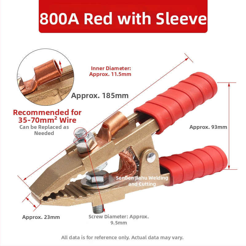 Baterijos laikiklis su grynu vario krokodilo klipu, laidų jungtis ir sustiprinta žemės skava
