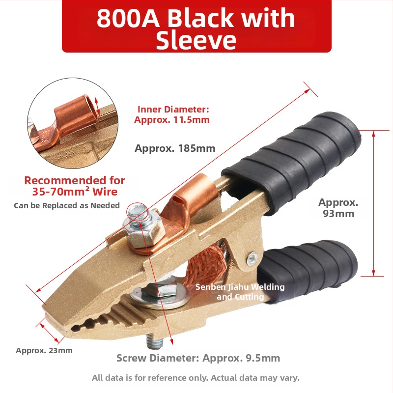 Baterijos laikiklis su grynu vario krokodilo klipu, laidų jungtis ir sustiprinta žemės skava