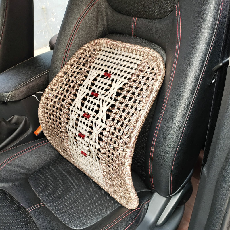 Automobilio juosmens atramos pagalvė nugarai, užpildas: elastinga medvilnė, įvairūs raštai, universalus daugumai automobilių