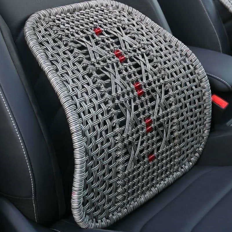 Automobilio juosmens atramos pagalvė nugarai, užpildas: elastinga medvilnė, įvairūs raštai, universalus daugumai automobilių