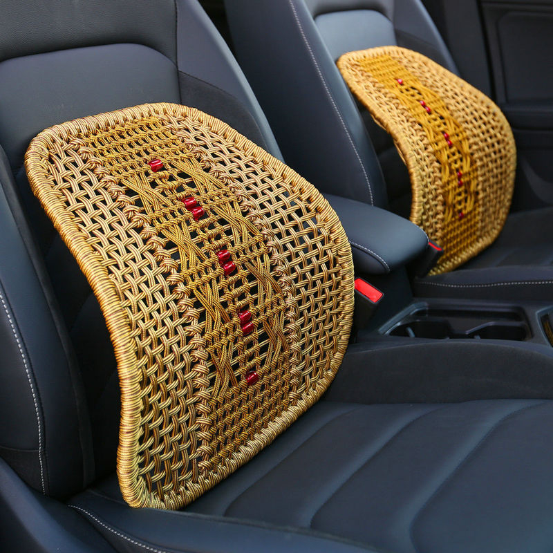 Automobilio juosmens atramos pagalvė nugarai, užpildas: elastinga medvilnė, įvairūs raštai, universalus daugumai automobilių