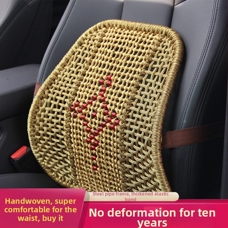 Automobilio juosmens atramos pagalvė nugarai, užpildas: elastinga medvilnė, įvairūs raštai, universalus daugumai automobilių