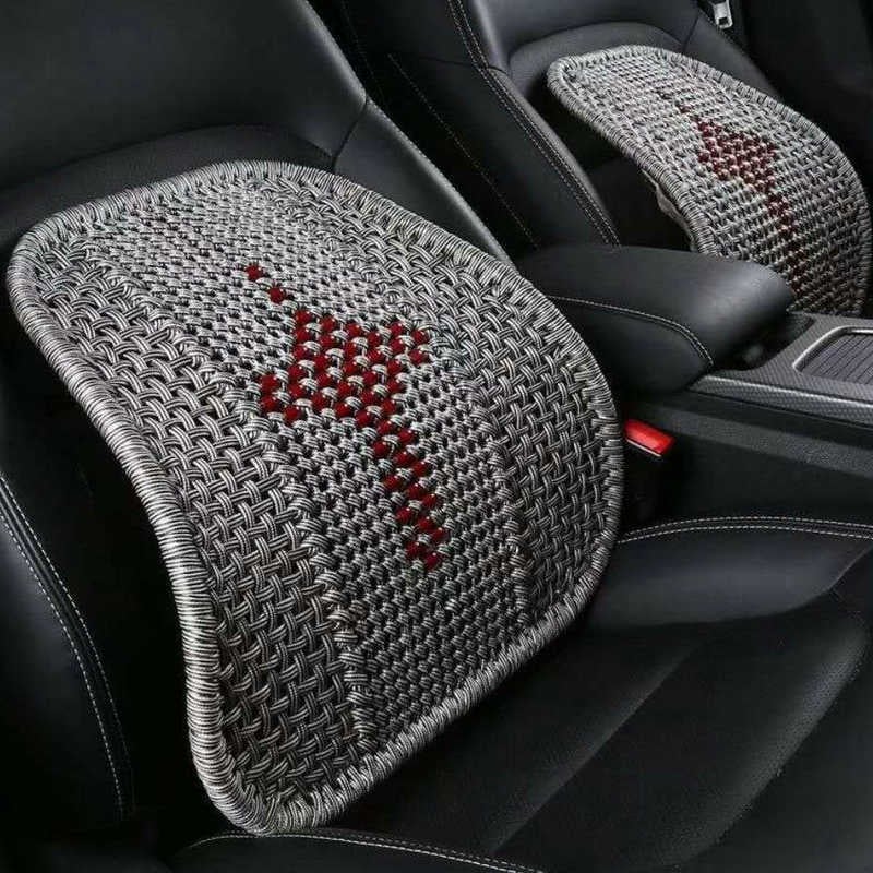 Automobilio juosmens atramos pagalvė nugarai, užpildas: elastinga medvilnė, įvairūs raštai, universalus daugumai automobilių