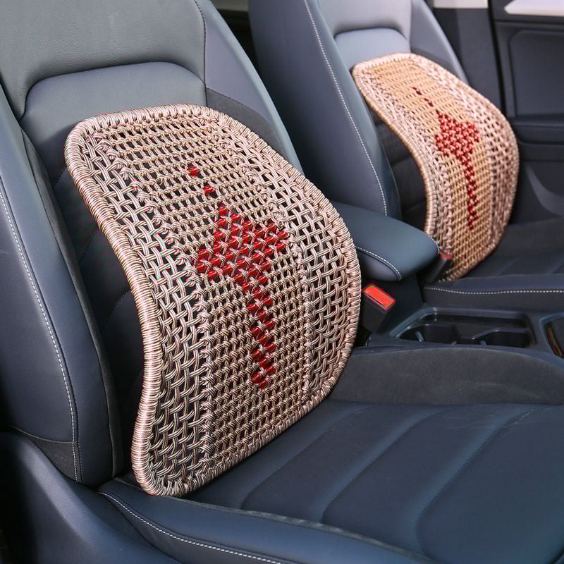 Automobilio juosmens atramos pagalvė nugarai, užpildas: elastinga medvilnė, įvairūs raštai, universalus daugumai automobilių