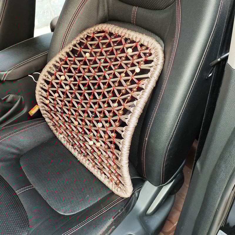 Automobilio juosmens atramos pagalvė nugarai, užpildas: elastinga medvilnė, įvairūs raštai, universalus daugumai automobilių