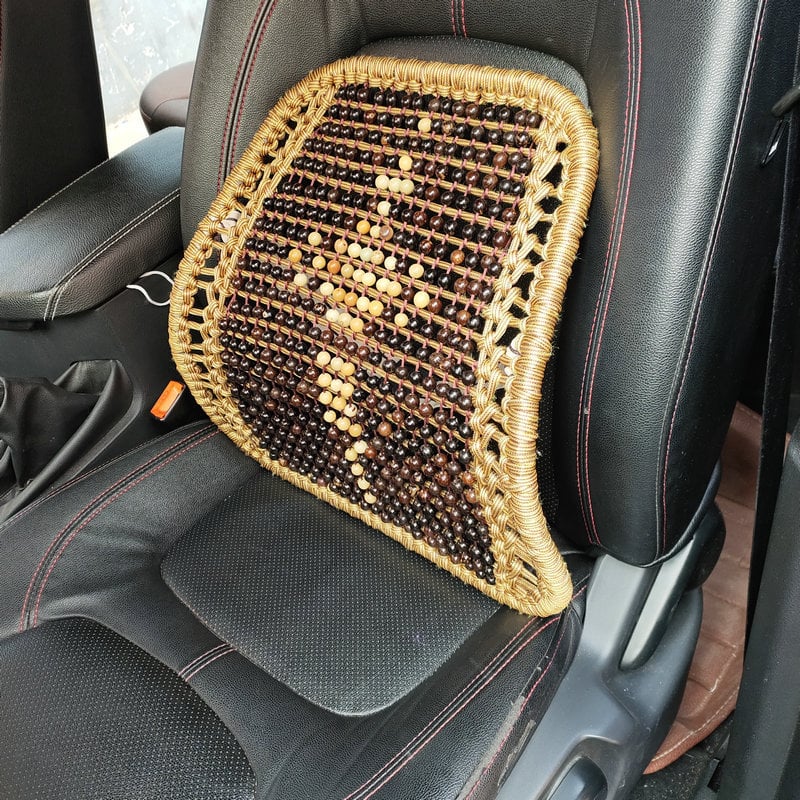 Automobilio juosmens atramos pagalvė nugarai, užpildas: elastinga medvilnė, įvairūs raštai, universalus daugumai automobilių