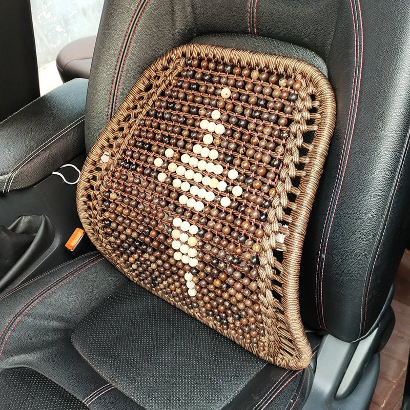 Automobilio juosmens atramos pagalvė nugarai, užpildas: elastinga medvilnė, įvairūs raštai, universalus daugumai automobilių