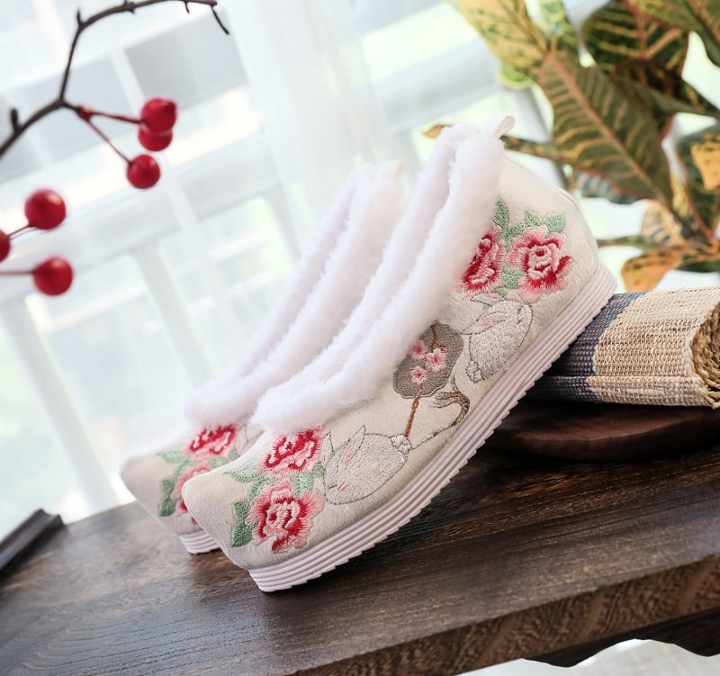 Kokvilnas auduma augšdaļa ar ziedu rakstu, burbuļojoša zole, 3–5 cm vidējā papēža, apaļa purngale