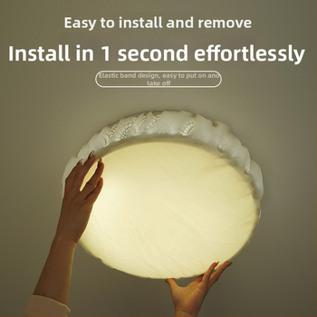 Audinio šviestuvo gaubtas – medžiaga: audinys, modelis Zgdzhao, apšvietimo priedai