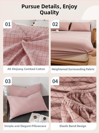 Gultas pārklājs, 100% kokvilna, twill audums, videi draudzīga druka, neuzkrītošs raksts