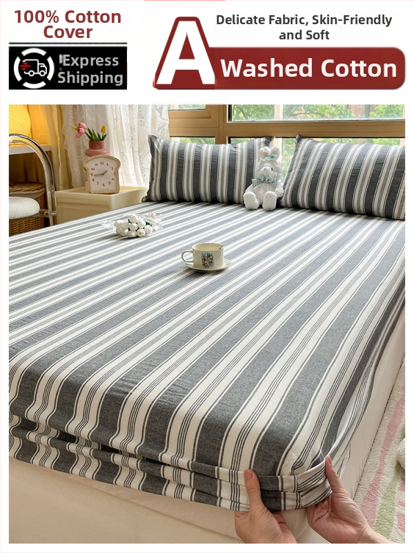 Gultas pārklājs, 100% kokvilna, twill audums, videi draudzīga druka, neuzkrītošs raksts