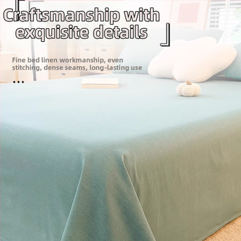 Brushed medvilnės Twill patalynės komplektas, 3 dalių, vienodas raštas, reaktyvus dažymas