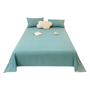 Brushed medvilnės Twill patalynės komplektas, 3 dalių, vienodas raštas, reaktyvus dažymas