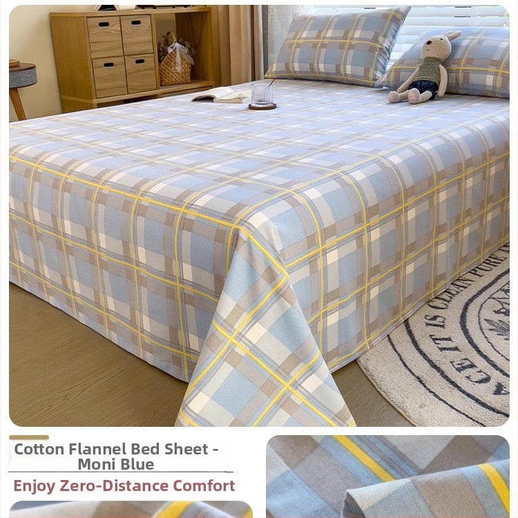 Brushed medvilnės Twill patalynės komplektas, 3 dalių, vienodas raštas, reaktyvus dažymas