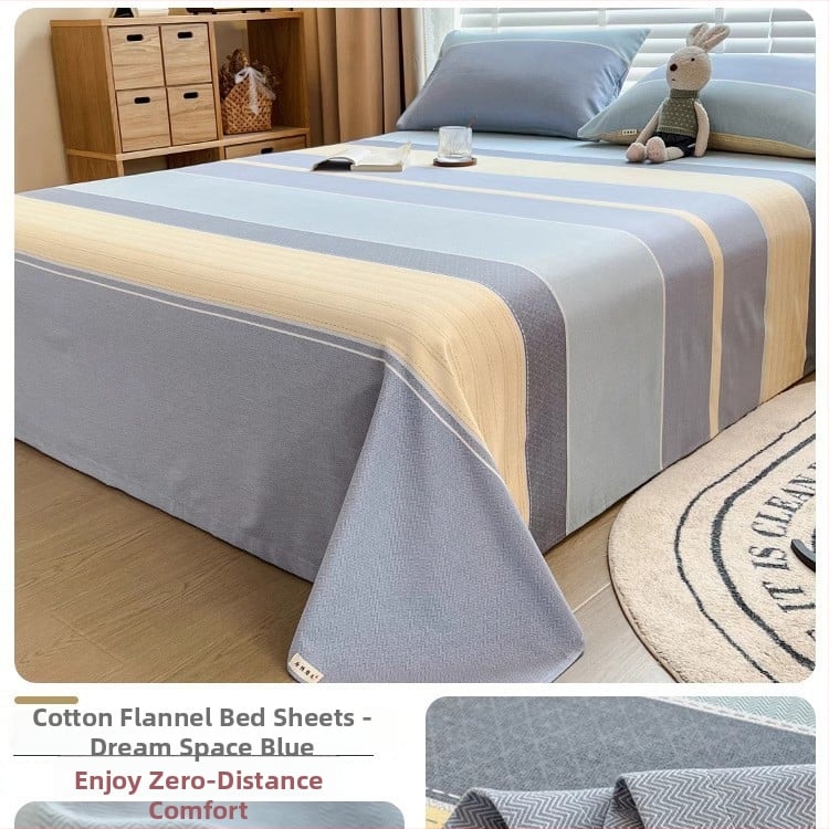 Brushed medvilnės Twill patalynės komplektas, 3 dalių, vienodas raštas, reaktyvus dažymas