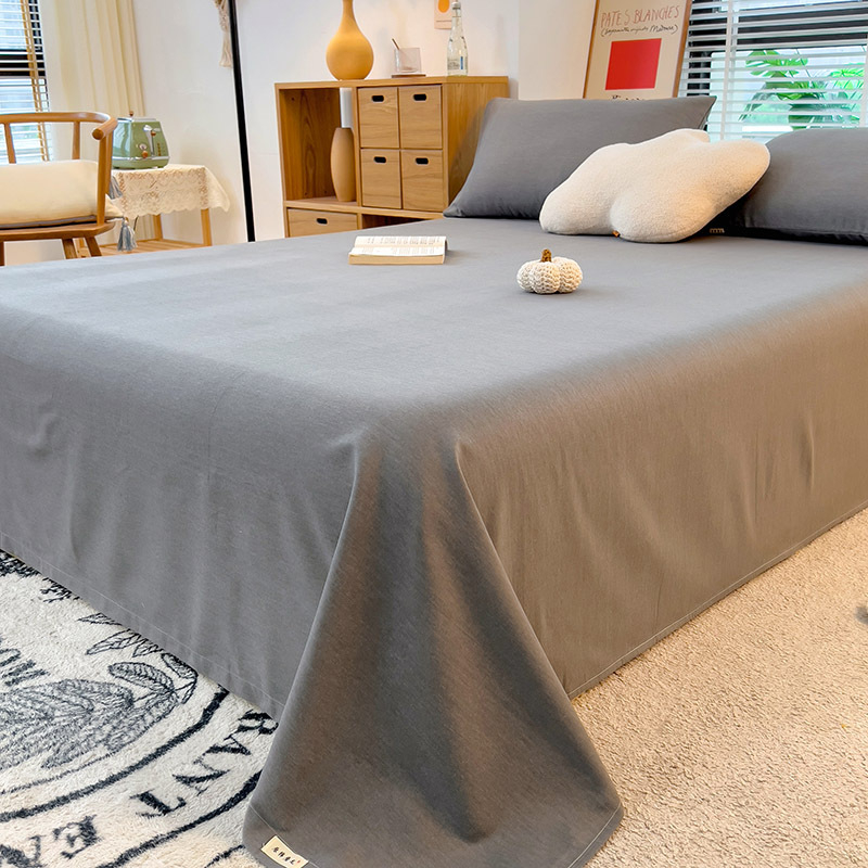 Brushed medvilnės Twill patalynės komplektas, 3 dalių, vienodas raštas, reaktyvus dažymas