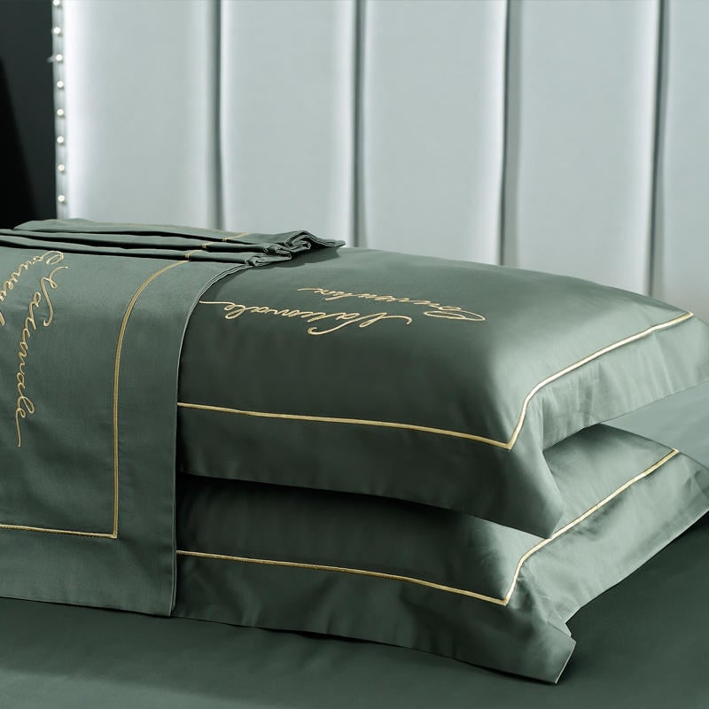 Pemi pagalvių uždangalas – 100% medvilnė, ilgos siūlų, twill audinys, reaktinis spausdinimas ir dažymas, audinio siūlų skaičius 60