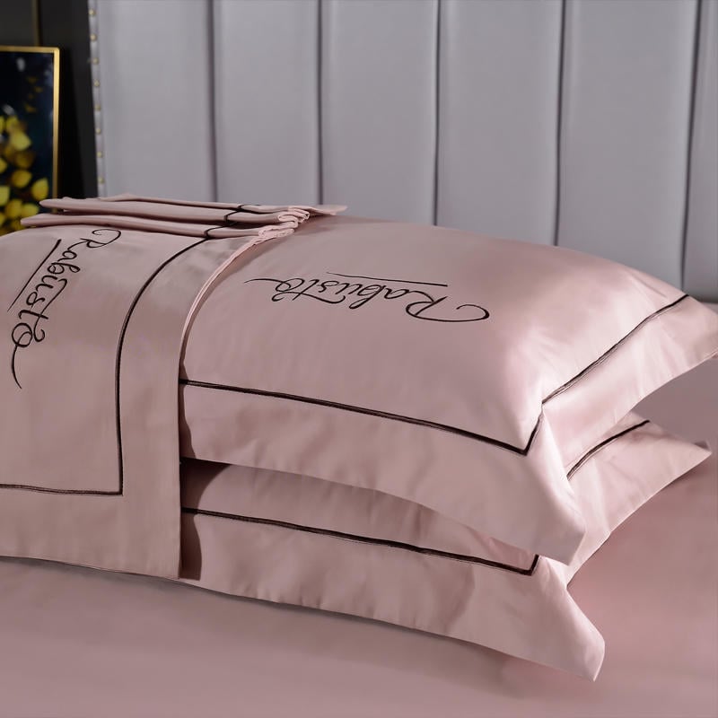 Pemi pagalvių uždangalas – 100% medvilnė, ilgos siūlų, twill audinys, reaktinis spausdinimas ir dažymas, audinio siūlų skaičius 60