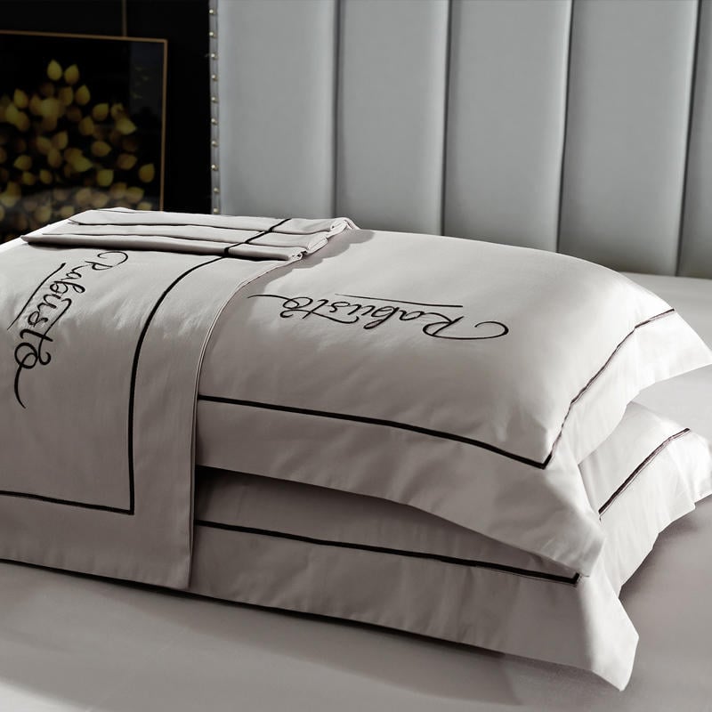 Pemi pagalvių uždangalas – 100% medvilnė, ilgos siūlų, twill audinys, reaktinis spausdinimas ir dažymas, audinio siūlų skaičius 60