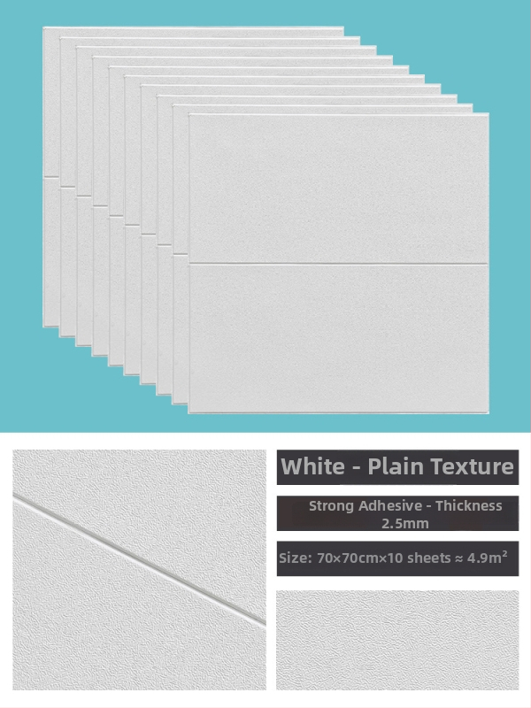 3D lipnus sienos lipdukas svetainei, Nordic stilius, vandeniui atsparus XPE putų