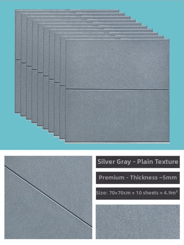 3D lipnus sienos lipdukas svetainei, Nordic stilius, vandeniui atsparus XPE putų