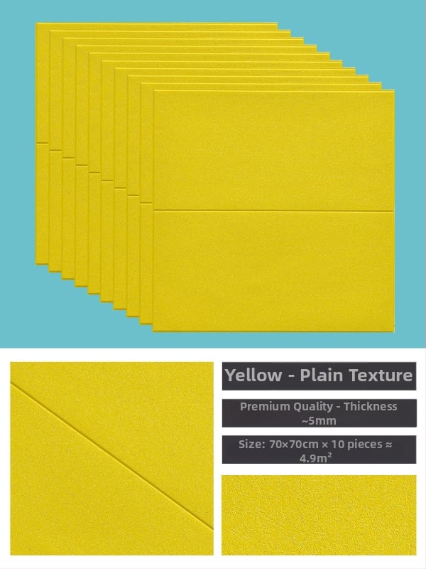 3D lipnus sienos lipdukas svetainei, Nordic stilius, vandeniui atsparus XPE putų