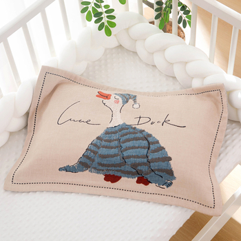 Vaikų pagalvės užvalkalas, 100% medvilnė, sugeria prakaitą ir kvėpuoja, animacinis raštas, Korėjos stilius, žakardo audinys