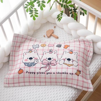 Vaikų pagalvės užvalkalas, 100% medvilnė, sugeria prakaitą ir kvėpuoja, animacinis raštas, Korėjos stilius, žakardo audinys